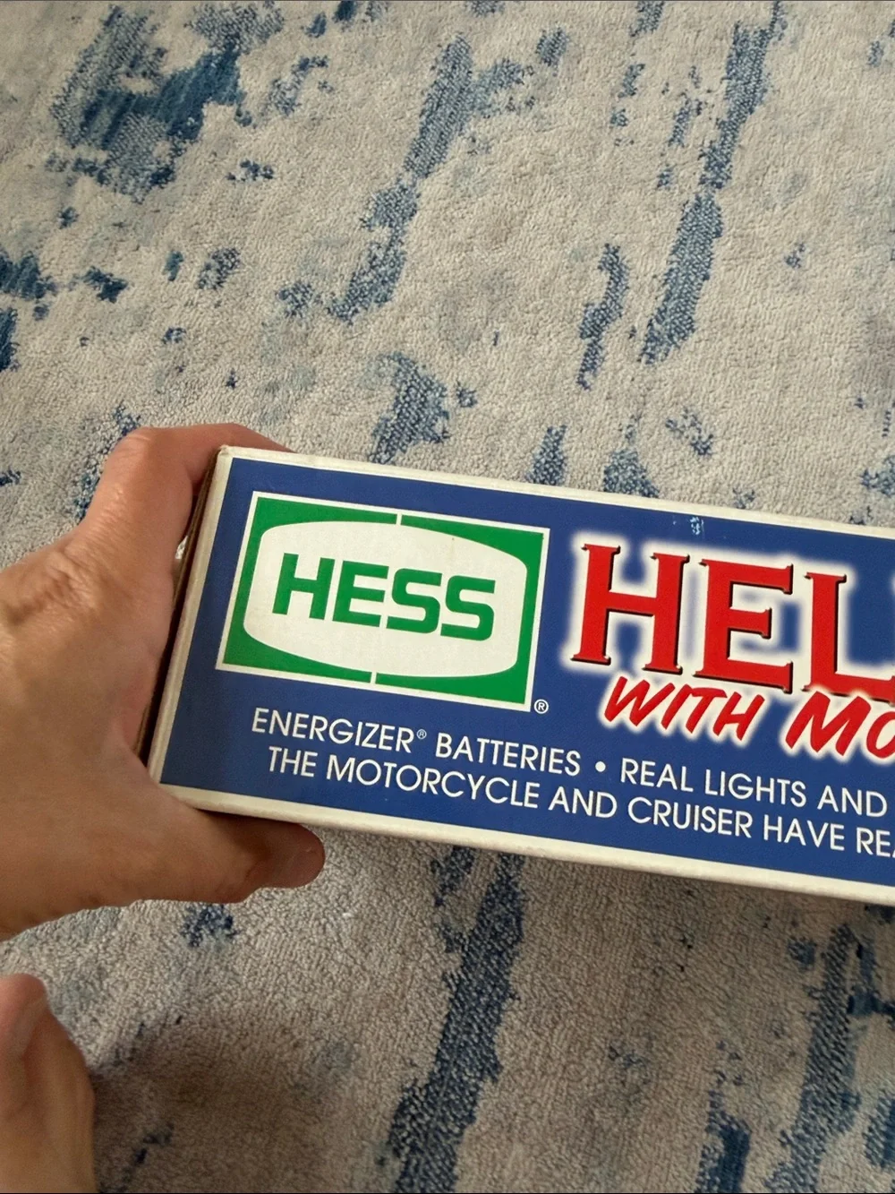Vintage 2001 Hess Helicopter with Motorcycle and Cruiser NEW IN ORIGINAL BOX